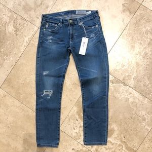 AG jeans The Stilt Crop cigarette jeans 26 14Y-BDT